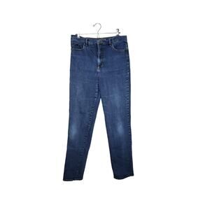 Gloria Vanderbilt Amanda Jeans High Rise Blue Medium Wash 12 Long